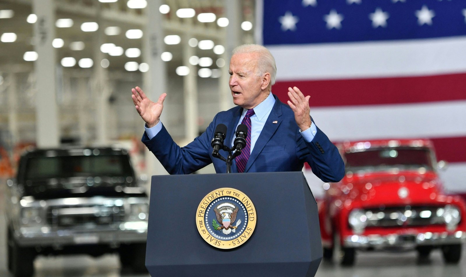 US President Joe Biden on EV policies